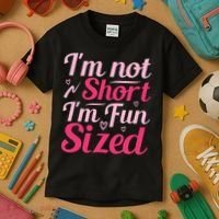Im Not Short Im Fun Sized Kids T-Shirt thumb 3