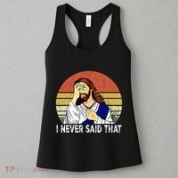 I Never Said That Funny Christian Church Jesus Women's Tank Top thumb 3