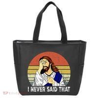 I Never Said That Funny Christian Church Jesus Tote Bag thumb 0