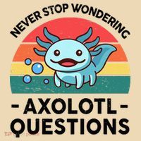 I Never Stop Axolotl Question Wondering Kids Axolotl Tote Bag thumb 4