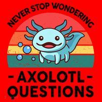 I Never Stop Axolotl Question Wondering Kids Axolotl Santa Hat thumb 1