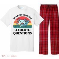 I Never Stop Axolotl Question Wondering Kids Axolotl Pajama Set thumb 0