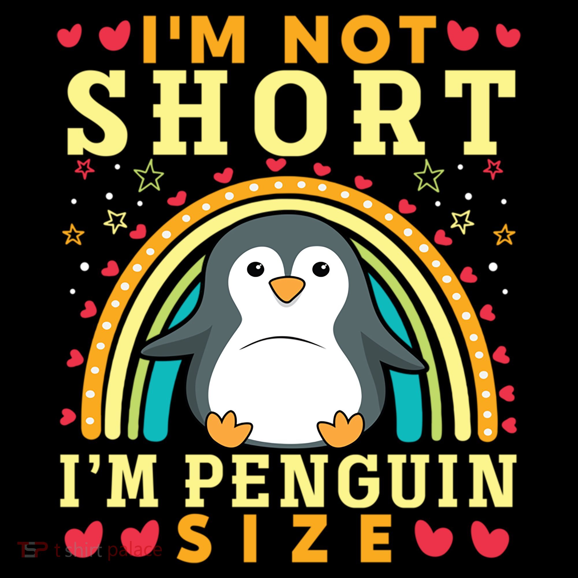 I'm Not Short I'm Penguin Size Funny Penguin Animal Lover  Coffee Mug