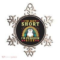 I'm Not Short I'm Penguin Size Funny Penguin Animal Lover  Ornament thumb 0