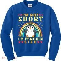 I'm Not Short I'm Penguin Size Funny Penguin Animal Lover  Kids Sweatshirt thumb 0