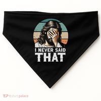 I Never Said That Jesus Meme Funny Christian God Religious USA-Made Doggie Bandana thumb 0
