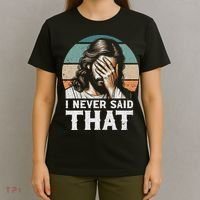 I Never Said That Jesus Meme Funny Christian God Religious T-Shirt thumb 4