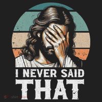 I Never Said That Jesus Meme Funny Christian God Religious Beanie thumb 2