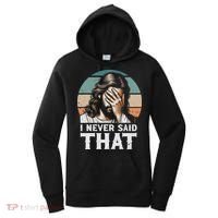I Never Said That Jesus Meme Funny Christian God Religious Women's Hoodie thumb 0