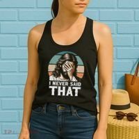 I Never Said That Jesus Meme Funny Christian God Religious Women's Tank Top thumb 2