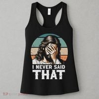I Never Said That Jesus Meme Funny Christian God Religious Women's Tank Top thumb 3