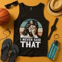 I Never Said That Jesus Meme Funny Christian God Religious Tank Top thumb 4