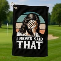 I Never Said That Jesus Meme Funny Christian God Religious Golf Towel thumb 1