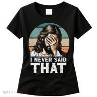 I Never Said That Jesus Meme Funny Christian God Religious Women's T-Shirt thumb 0