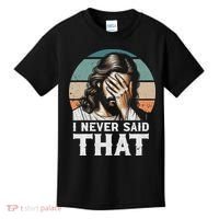 I Never Said That Jesus Meme Funny Christian God Religious Kids T-Shirt thumb 0