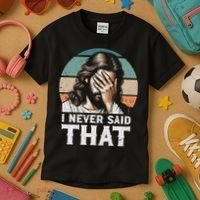 I Never Said That Jesus Meme Funny Christian God Religious Kids T-Shirt thumb 3
