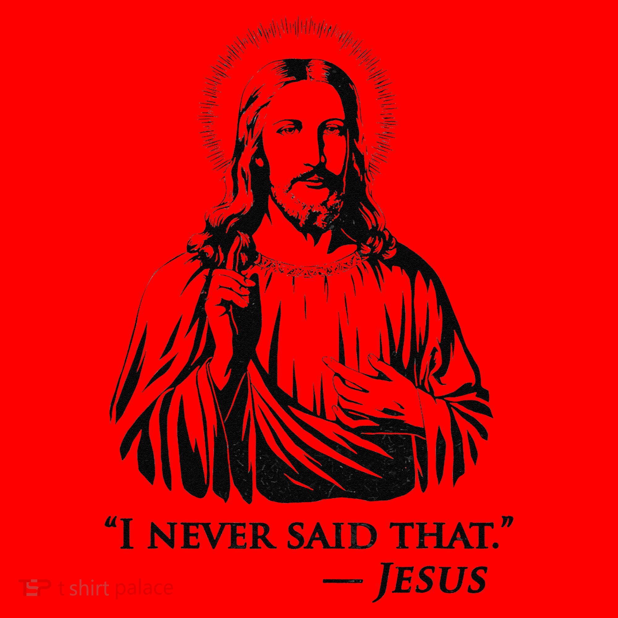 I Never Said That Jesus Santa Hat
