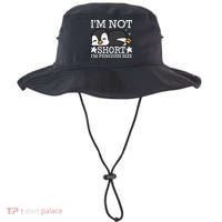 I'm Not Short I'm Penguine Size Funny Meme Bucket Hat thumb 0