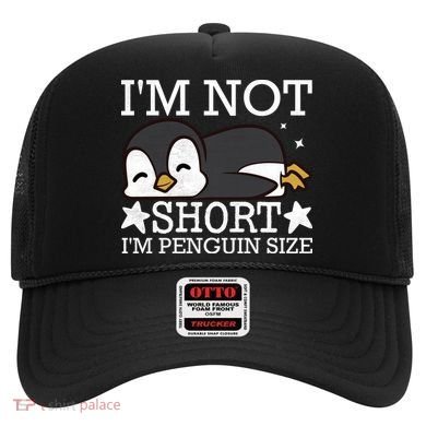 I'm Not Short I'm Penguine Size Funny Meme Hat