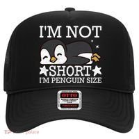 I'm Not Short I'm Penguine Size Funny Meme Hat thumb 0