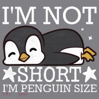 I'm Not Short I'm Penguine Size Funny Meme Long Sleeve Shirt thumb 2
