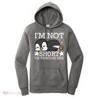 I'm Not Short I'm Penguine Size Funny Meme Women's Hoodie thumb 0
