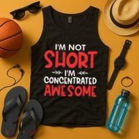 I'm Not Short I'm Concentrated Awesome Tank Top thumb 4