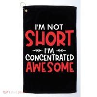 I'm Not Short I'm Concentrated Awesome Golf Towel thumb 0