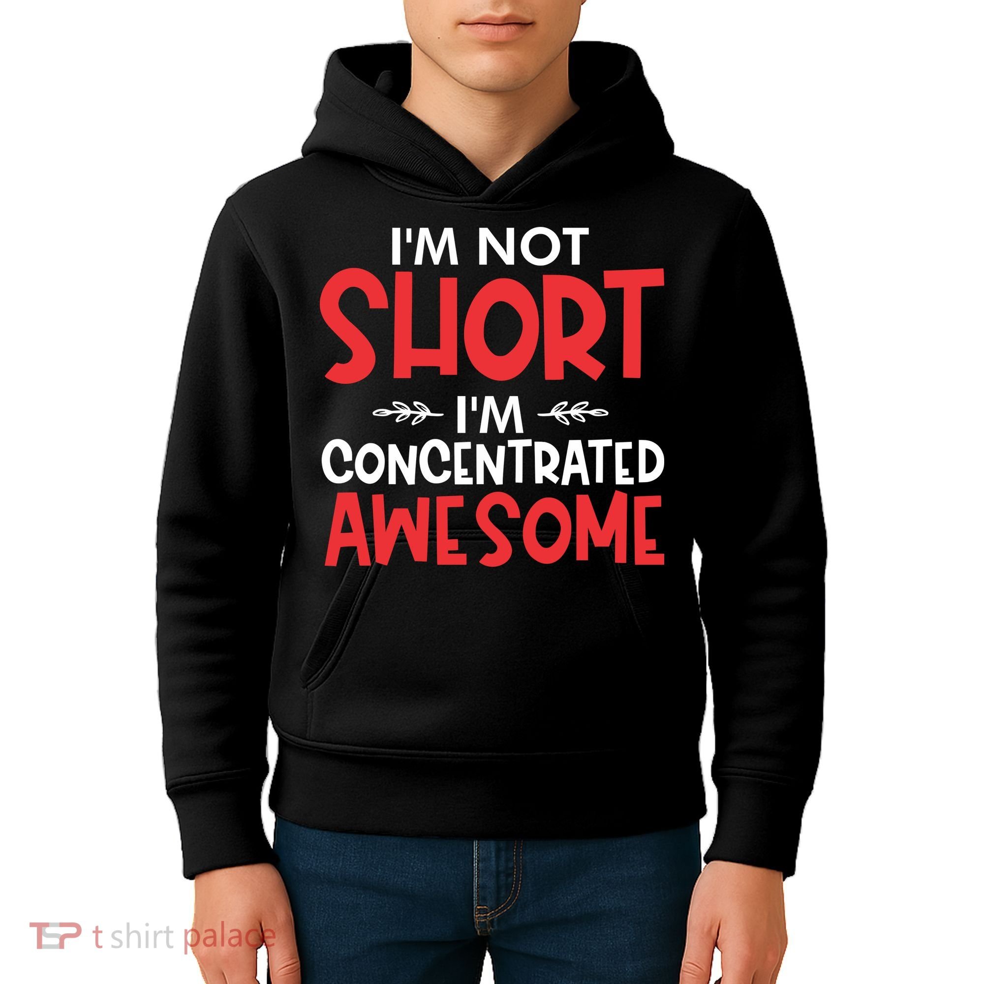 I'm Not Short I'm Concentrated Awesome Kids Hoodie