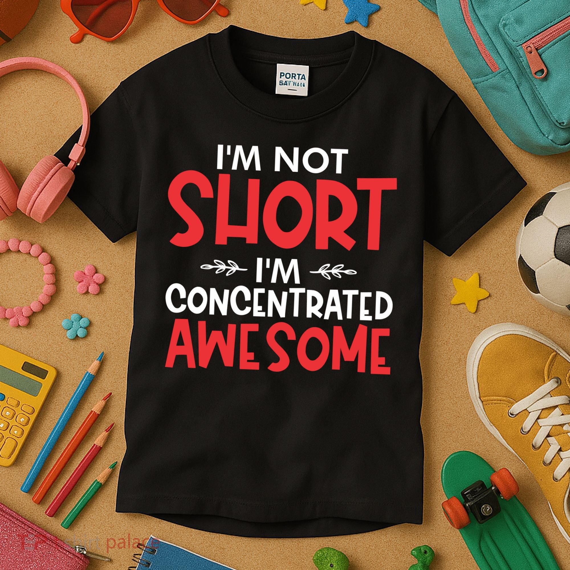 I'm Not Short I'm Concentrated Awesome Kids T-Shirt