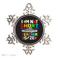 Im Not Short I Am Kindergarten Teacher Ornament thumb 0
