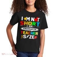 Im Not Short I Am Kindergarten Teacher Kids T-Shirt thumb 2