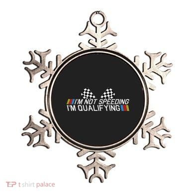 Im Not Speeding Im Qualifying Funny Good Racer Ornament