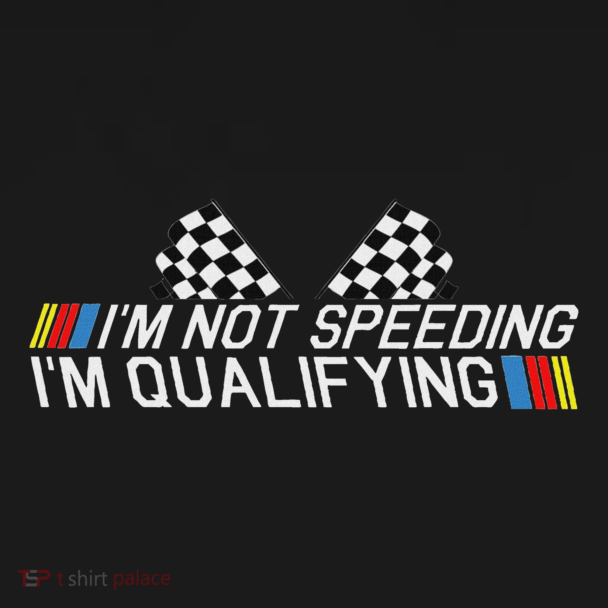 Im Not Speeding Im Qualifying Funny Good Racer Kids Hoodie