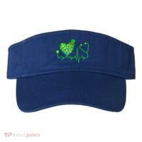 Irish Nurse Stethoscope Heartbeat Shamrock St Patricks Day Visor thumb 0