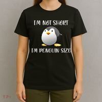 Im Not Short Im Penguin Size T-Shirt thumb 4