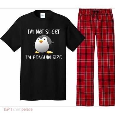 Im Not Short Im Penguin Size Pajama Set