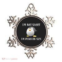 Im Not Short Im Penguin Size Ornament thumb 0