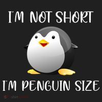 Im Not Short Im Penguin Size Hat thumb 2