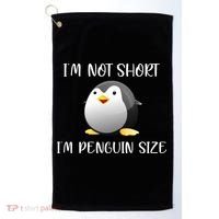 Im Not Short Im Penguin Size Golf Towel thumb 0