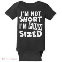 I'm Not Short I'm Fun Sized Funny Sayings Baby Bodysuit thumb 0