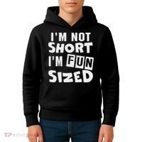 I'm Not Short I'm Fun Sized Funny Sayings Kids Hoodie thumb 4