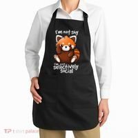 Im Not Shy Im Just Selectively Social Red Panda Antisocial Apron thumb 2