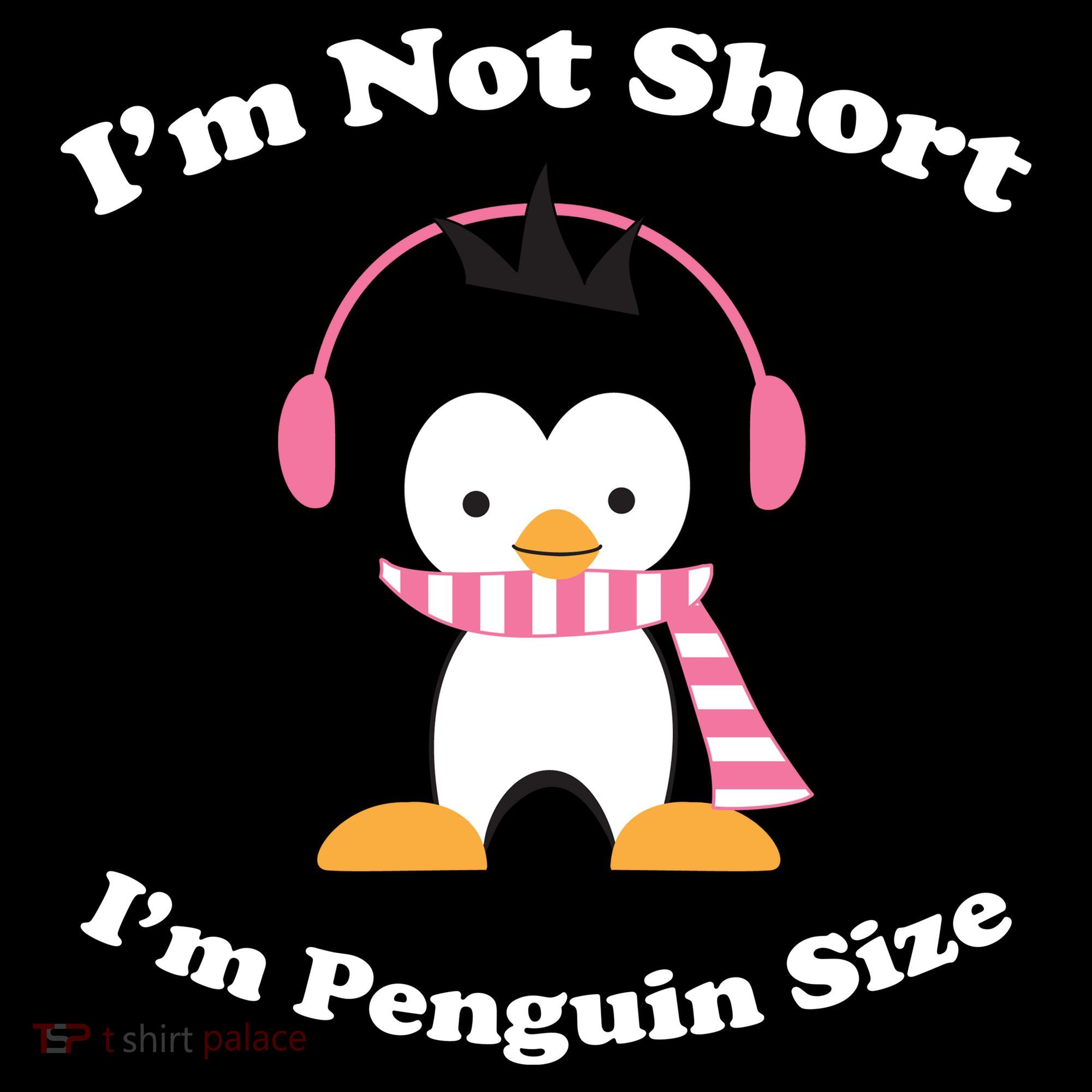 I'm Not Short I'm Penguin Size Ornament