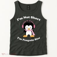 I'm Not Short I'm Penguin Size Tank Top thumb 2