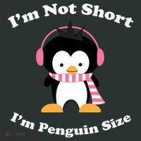 I'm Not Short I'm Penguin Size Women's Long Sleeve Shirt thumb 2