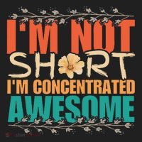 IM Not Short IM Just Concentrated Awesome Funny Hat thumb 2