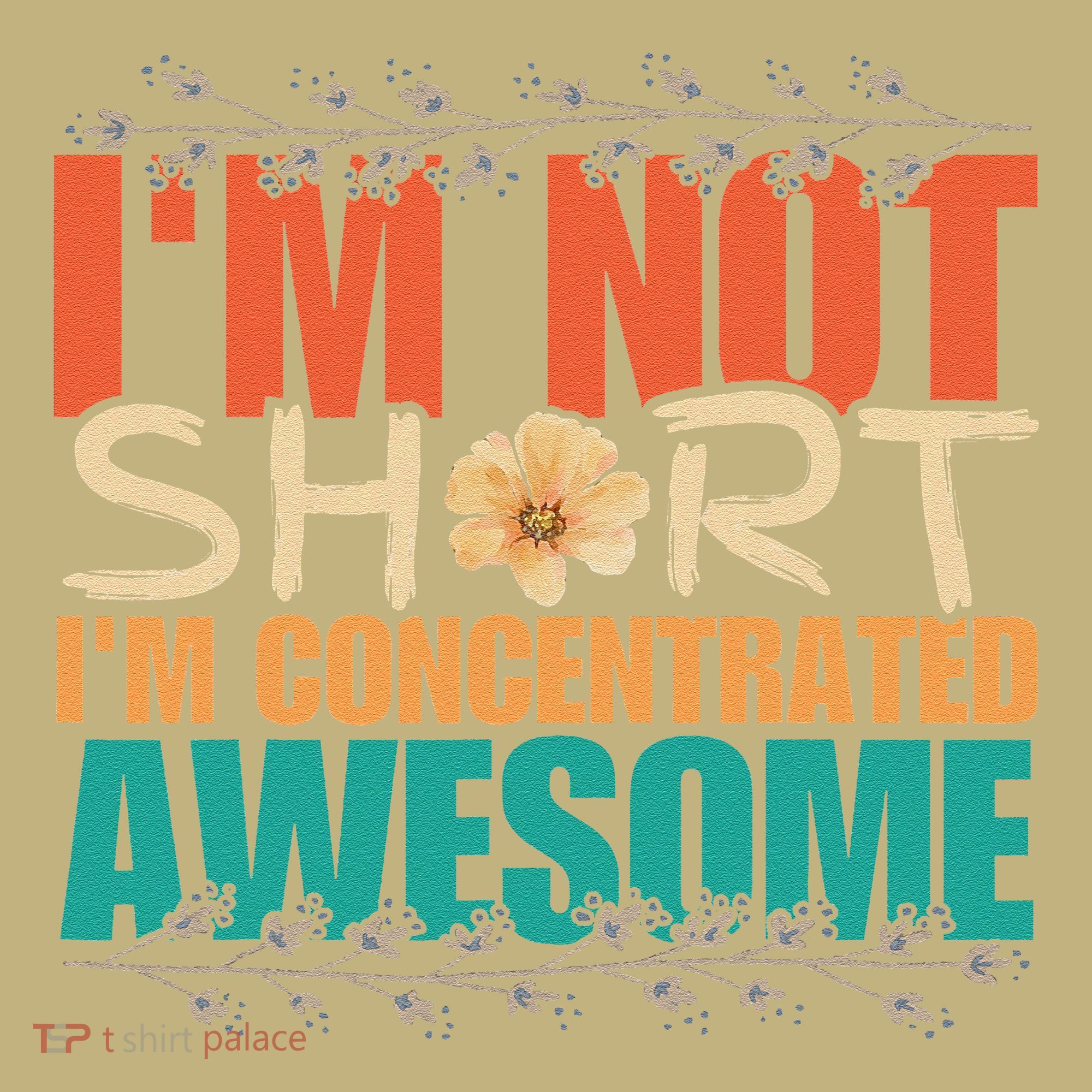 IM Not Short IM Just Concentrated Awesome Funny Hoodie