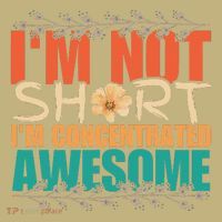 IM Not Short IM Just Concentrated Awesome Funny Sweatshirt thumb 2