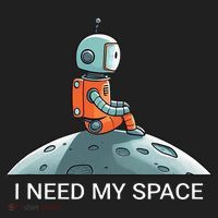 I Need Space Graphic Saying Women's Sweatshirt thumb 2